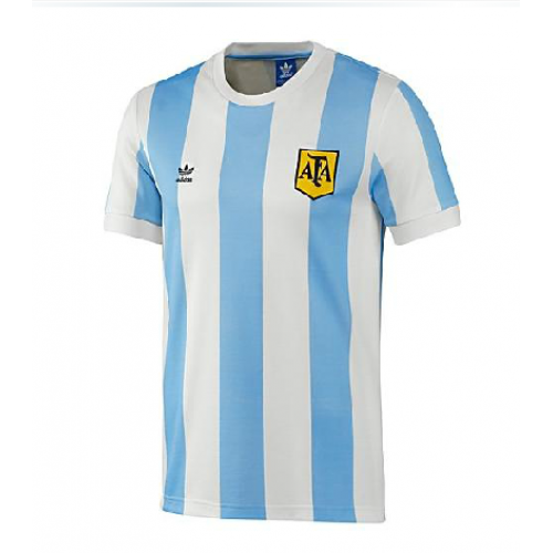 1978 Argentina Retro Home Kit Soccer Jersey